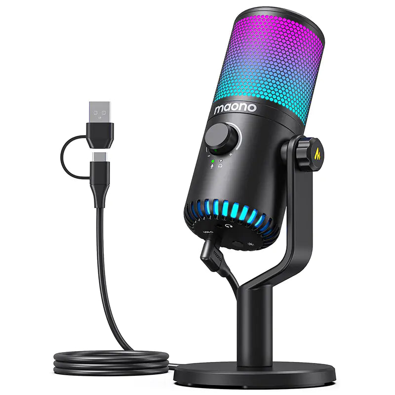 DM30 Gaming Microphone with Noise Reduction for Streaming