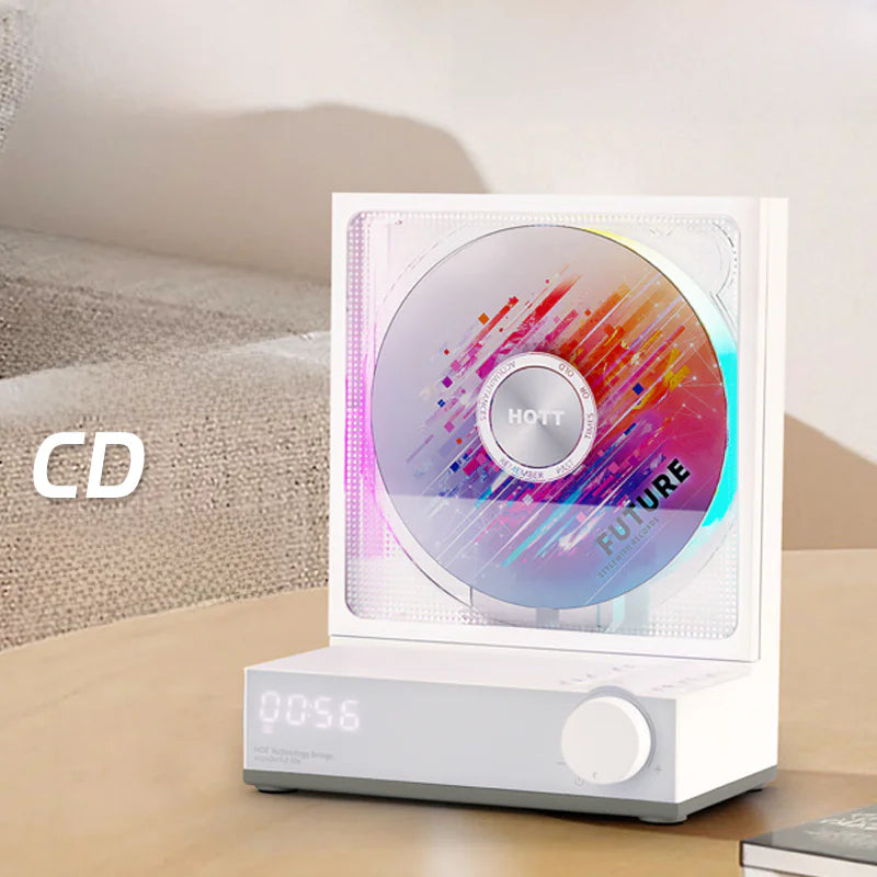 HOTT Retro CD Player with Bluetooth Speaker Gift Set